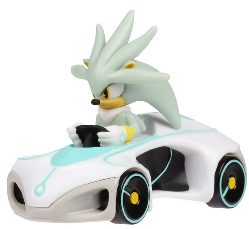 Sonic Die-Cast Vehicle Wave 2 - Silver the Hedgehog - Lightron