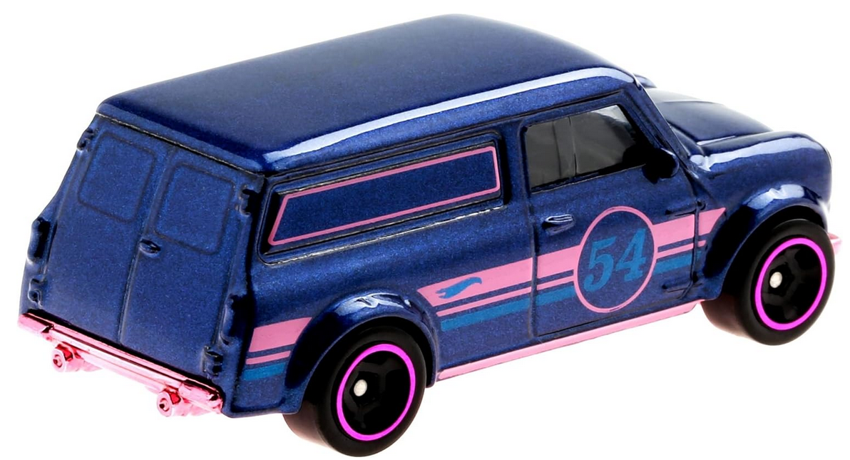 Hot Wheels Pearl and Chrome 67 Austin Mini Van 2/5