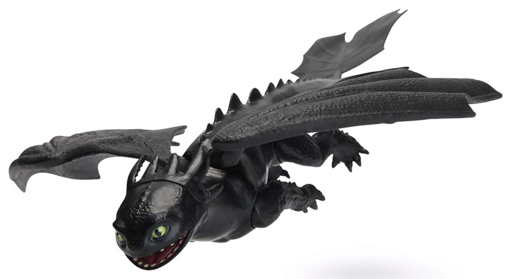DreamWorks Dragons, How to Train Your Dragon, Toothless 9” Action Figure, Kids Toys for Boys Ages 4 and up