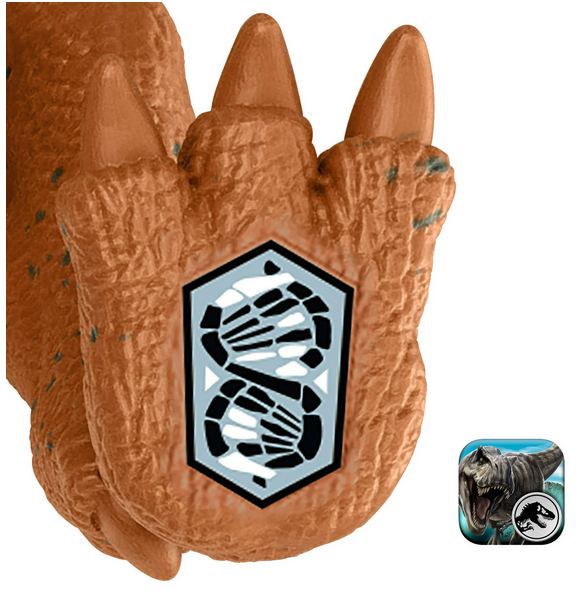 Jurassic World Rebirth Frenzy Pack Iani Dinosaur Figure, Authentic Toy, Digital Play