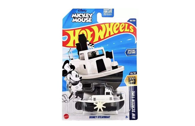 Disney Hot Wheels Steamboat Die Cast Vehicle