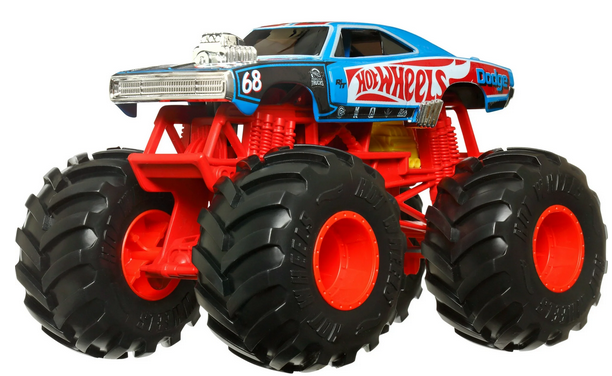 Hot Wheels Monster Trucks Dodge R/T Oversized Monster Truck in 1:24 Scale