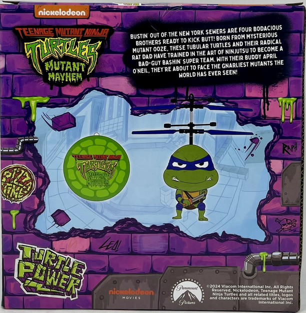 Teenage Mutant Ninja Turtles Mutant Mayhem "Leonardo" Motion Sensing Helicopter