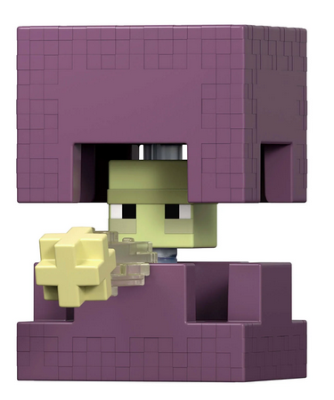 Minecraft Shulker Action Figure & Accessories Set, 3.25-inch Scale Collectible Toy