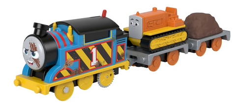 Thomas & Friends Construction Crew Thomas & Terence the Tractor Motorized Toy Train for Kids