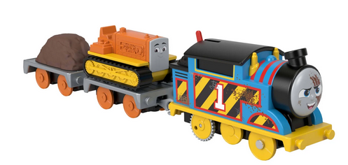 Thomas & Friends Construction Crew Thomas & Terence the Tractor Motorized Toy Train for Kids