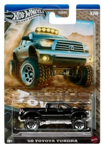 Mattel Hot Wheels Silver Series 1/5, 2010 Toyota Tundra, Black