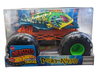 Hot Wheels Monster Trucks, Oversized Monster Truck in 1:24 Scale Piran-Ahhhh