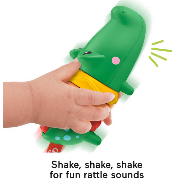 Fisher Price Clicker Alligator 6+ Months Rattles, Clicks & Turns