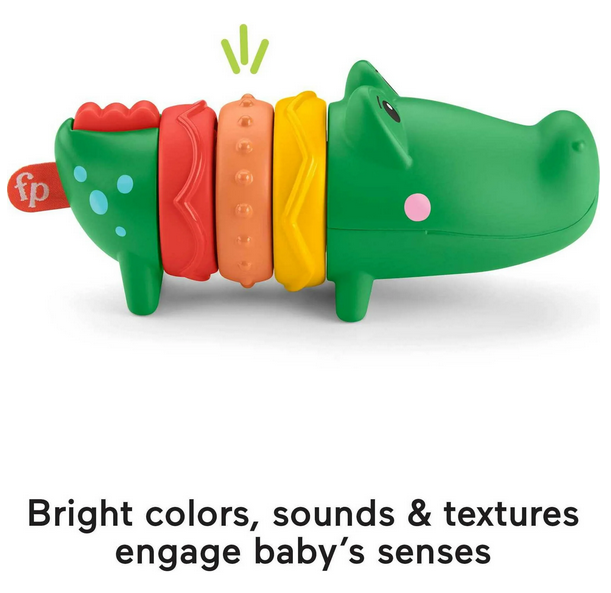 Fisher Price Clicker Alligator 6+ Months Rattles, Clicks & Turns