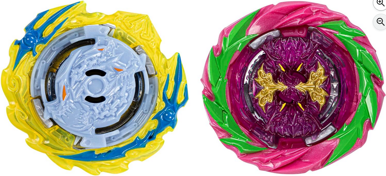eyblade Burst QuadStrike Fierce Bazilisk B8 and Hydra Kerbeus K8 Spinning Top Dual Pack, 2 Battling Game Top Toy for Kids Ages 8 and Up