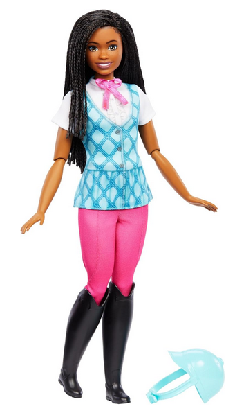 Barbie “Brooklyn” Doll & Accessories from Barbie Mysteries: The Great Horse Chase, Includes Fashion Doll, Removable Riding Outfit & Helmet