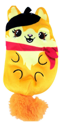 Dogs vs Squirls - Mystery Bag - 1pk - 4" Super-Soft & Bean-Filled Plush! Gold Wave