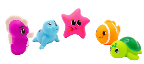 Crayola Bath Squirters Assorted Bath Care, 5 Count
