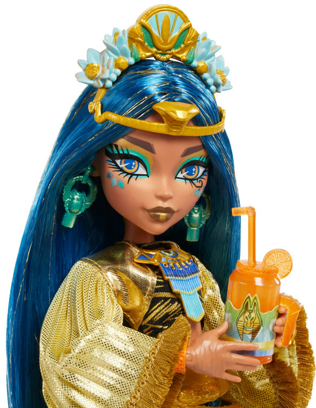 Monster High Monster Fest Cleo De Nile Fashion Doll with Festival Outfit, Band Poster and Accessories