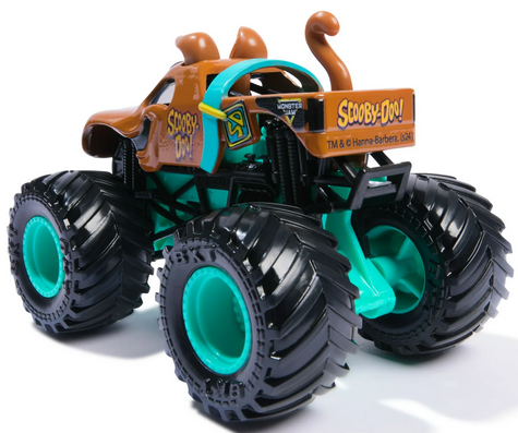 Monster Jam, Official Scooby-Doo Monster Truck, Die-Cast Vehicle, 1:64 Scale, Kids Toys for Boys Ages 3 and up
