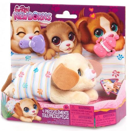 furReal Newborns Puppy Interactive Pet, Small Plush Puppy