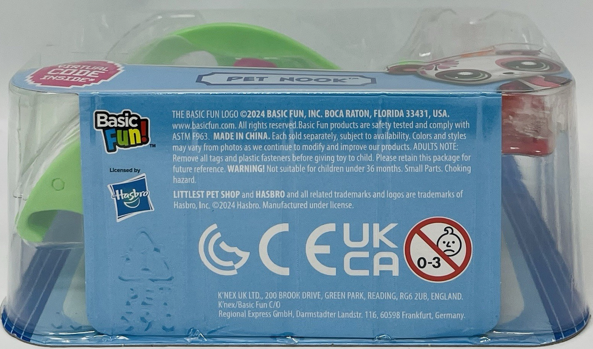 Littlest Pet Shop Pet Nook Surf Shack G7 #176 Blue Capybara w Virtual code