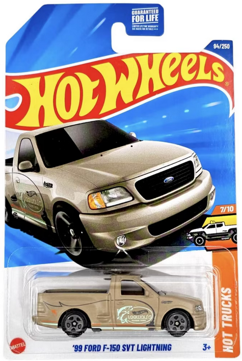 Hot Wheels 1999 Ford F-150 SVT Lightning Hot Trucks New 2025