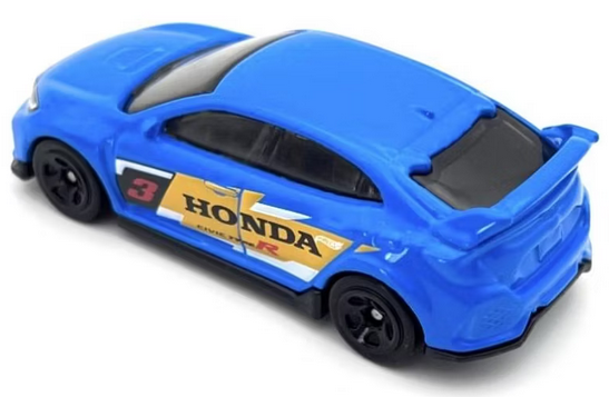 Hot Wheels 2018 Honda Civic Typer R Blue Then and Now New 2025