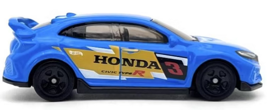 Hot Wheels 2018 Honda Civic Typer R Blue Then and Now New 2025