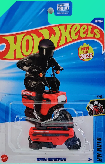 Hot Wheels Honda MotoCompo Red 181/250 HW Moto 3/5 New 2025