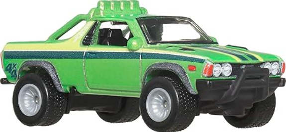 Hot Wheels Premium Car Culture Collectible Subaru B.R.A.T. Toy Car, 1:64 Scale Off Road Vehicle with Real Riders Tires
