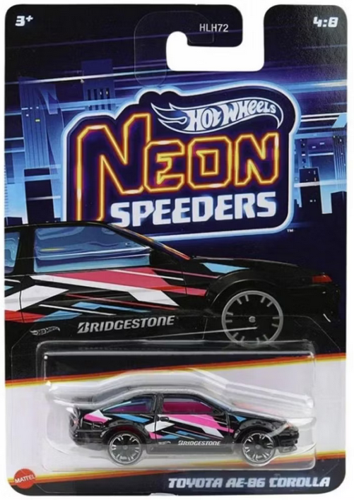 Hot Wheels Toyota AE-86 Corolla Neon Speeders