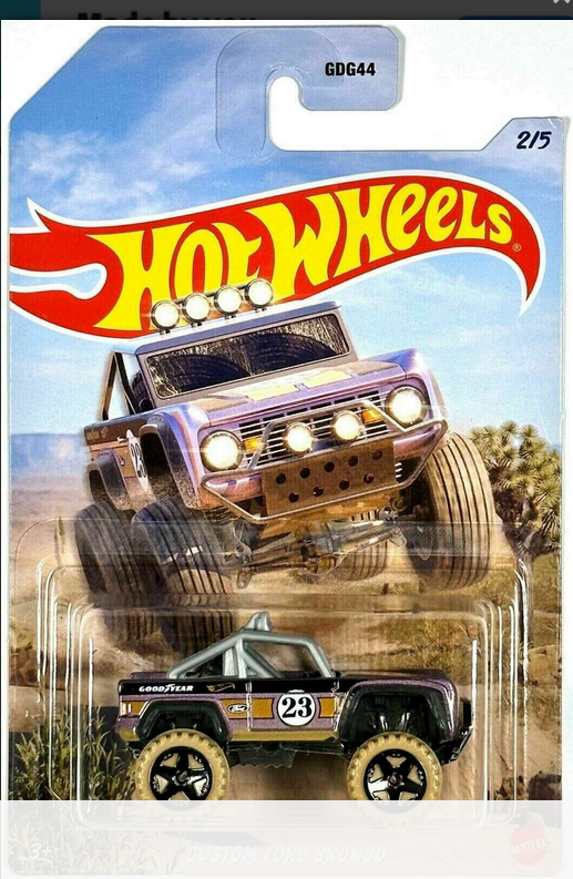 Hot Wheels Custom Ford Bronco #23 2/5