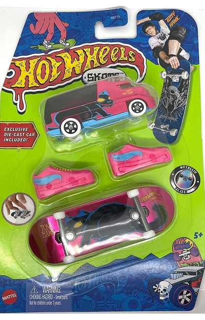 Hot Wheels Skate 2022 - HW Rapid Response - Tony Hawk - Metallic Skateboard and Car
