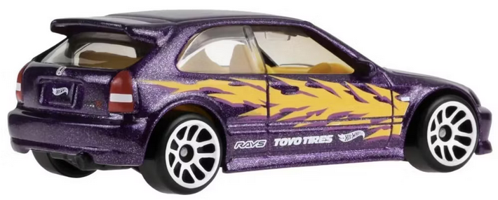 Hot Wheels Silver Series 1999 Honda Civic Type R EK9 2/5 Compact Kings