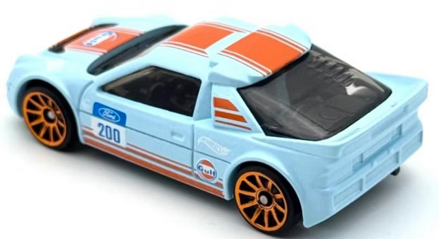 HOT WHEELS FORD RS200 GULF 247/250 PEAK PURSUIT 9/10