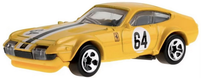 Hot Wheels Ferrari 365 GTB4 Competizione Yellow 222/250 Race Day 10/10