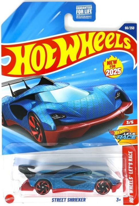 Hot Wheels Street Shrieker Blue 66/250 Let's Race 3/5 – Toy Wrangler