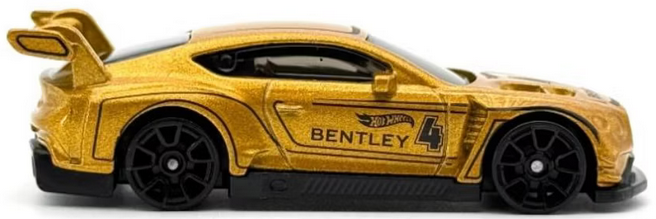 Hot Wheels 2018 Bentley Continental GT3 (Gold) 162/250 Race Day 7/10