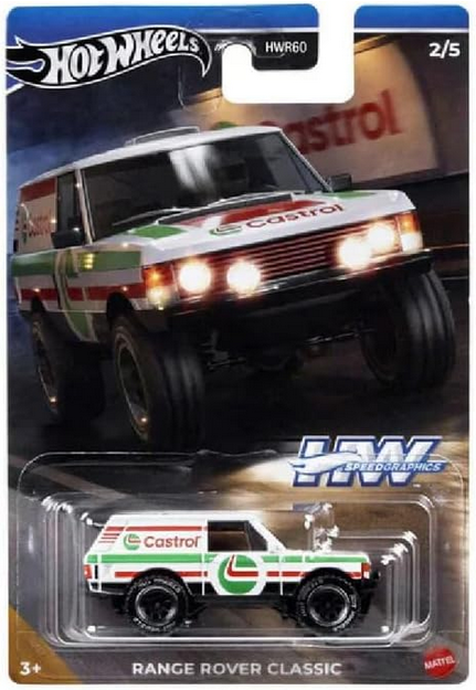 Hot Wheels Range Rover Classic Castrol Edition HW Speed-Graphics 2/5