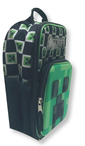 Minecraft Creeper Checker Cordura Reusable Lunch Box