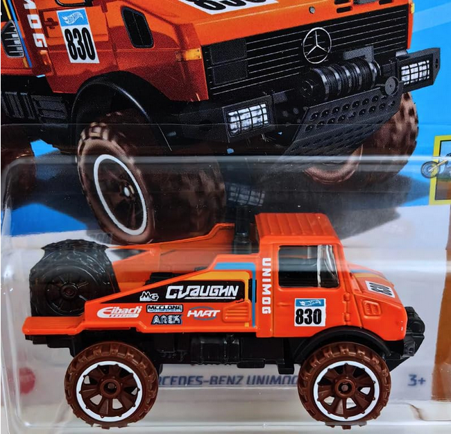 Hot Wheels Mercedes Benz Unimog 1300L Orange 178/250 HW DIRT 1/10