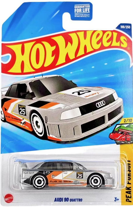 Hot Wheels Audi 90 Quattro Gray with Stripes 199/250 Peak Persuit 2/10