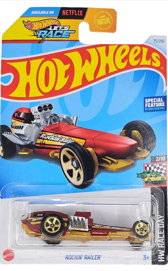 Hot Wheels Rockin' Railer Red 75/250 HW Race Day 2/10