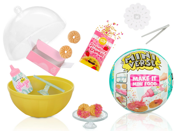 MGA's Miniverse Make It Mini Foods, Cafe Series 3, Novelty Food Toy, Ages 8+