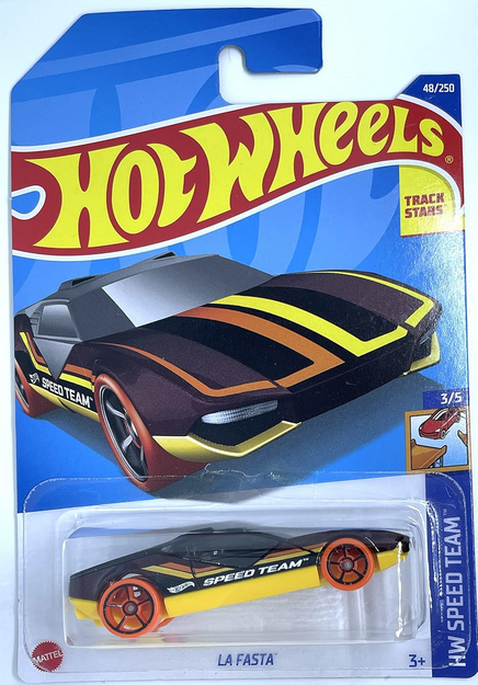 Hot Wheels LA FASTA Brown 48/250 Speed Team 3/5