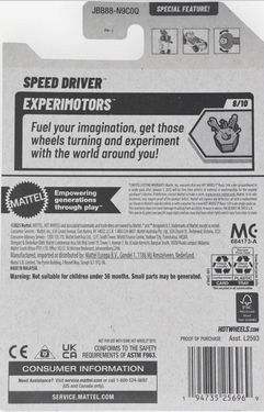 Hot Wheels SPEED DRIVER Black 206/250 Experimotors 8/10 Special Features