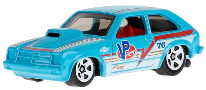 Hot Wheels 1976 Chevy Chevette Blue 76/250 Drag Racers 1/10