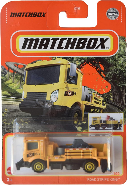 Matchbox Road Stripe King, Yellow 25/100