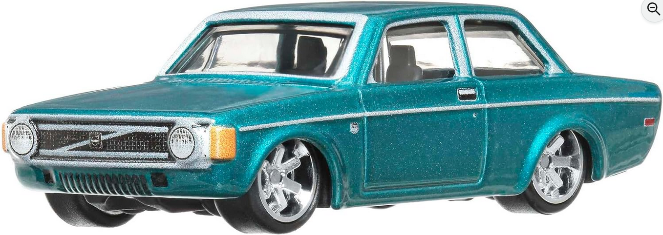 Hot Wheels Premium '73 Volvo 142 GL (Teal) Auto Strasse Car Culture