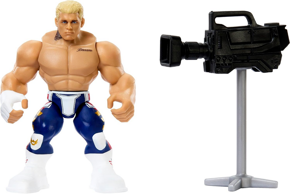 WWE Knuckle Crunchers Cody Rhodes (with Video Camera)