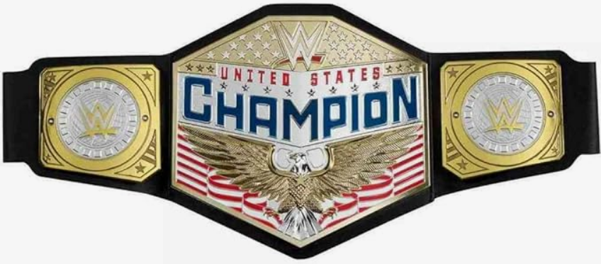 WWE United States US Championship Role Play Kids Title Belt, Authentic Styling with Adjustable Belt Ages 6 Years Old & Up