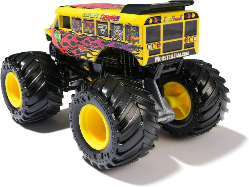 Monster Jam Classroom Crusher School Bus Series 44 Trucks On Duty