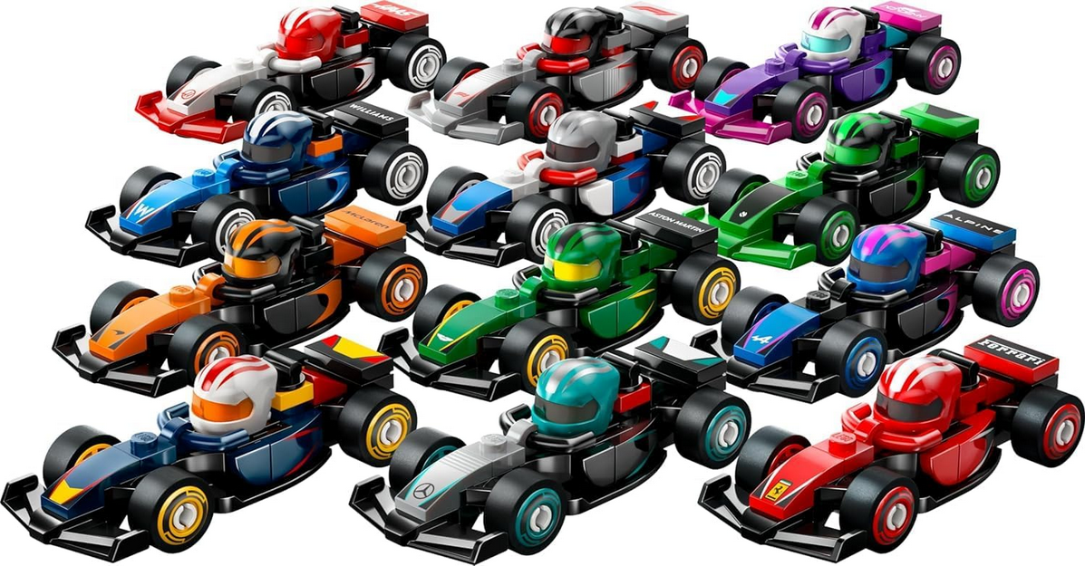LEGO 71049 F1 Collectible Race Cars Random Set of 1 Race Car